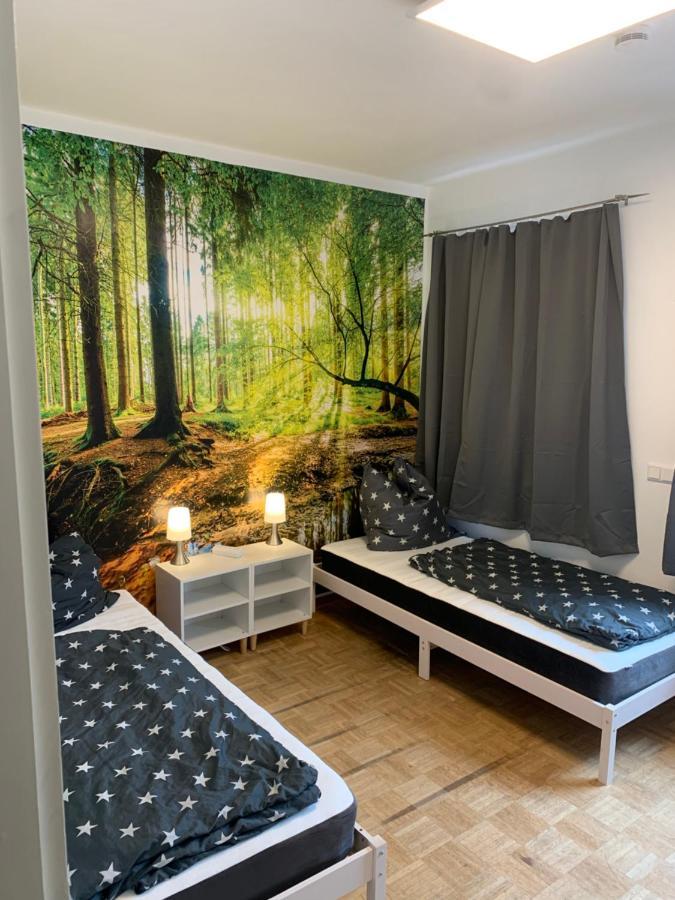Mainpark Apartment 4 Schlafzimmer Bis Zu 10 Personen Direkt Ueber Aschaffapartment Bei Aschaffenburg Mainaschaff Buitenkant foto