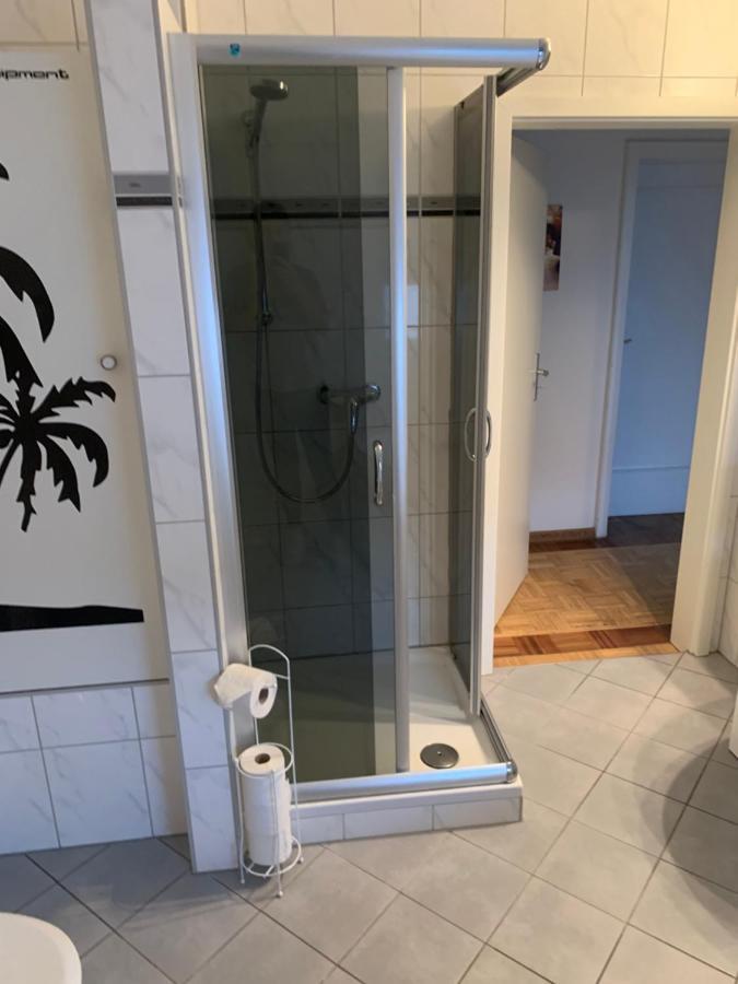 Mainpark Apartment 4 Schlafzimmer Bis Zu 10 Personen Direkt Ueber Aschaffapartment Bei Aschaffenburg Mainaschaff Buitenkant foto